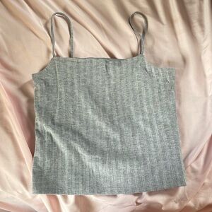 Simple Gray Tank Top